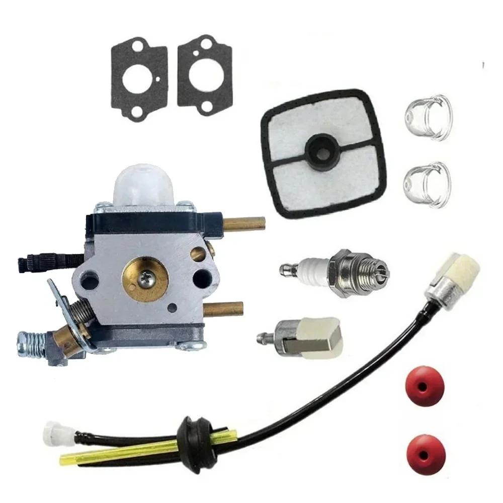 Kit de Carburador para Motocultivador Mantis 7222 7225 7222E 7222M 7225 7230 SV-5C/2 Zama C1U-K82 A021001090 C1U-K54A Línea de Combustible
