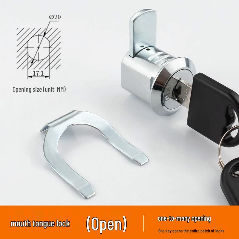 

WT9902 Многоцелевой замок: Картотечный шкаф, ящик, ящик для инструментов, почтовый ящик, металлический шкаф. Tongue Lock [Universal Open]