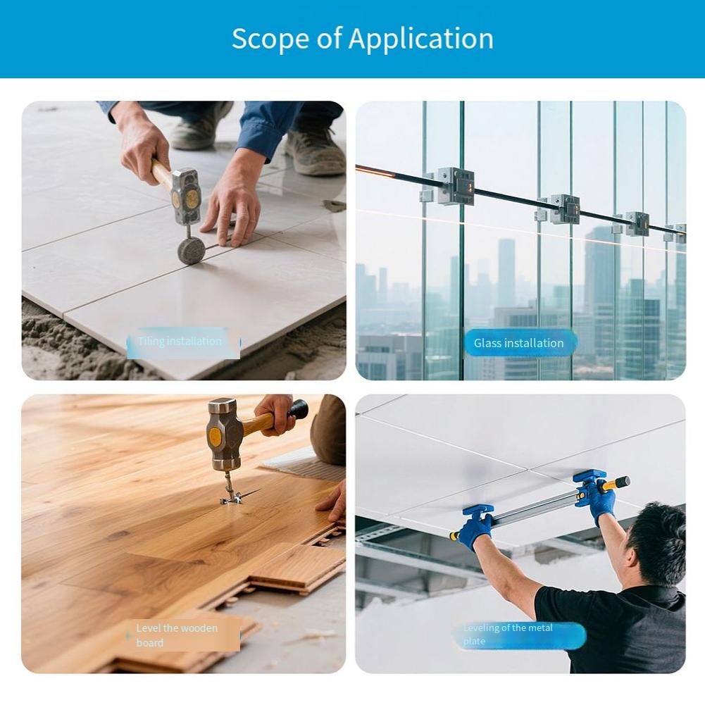 Aluminum Alloy Wall Tile Leveler Suction Cup Large Plate Marble Leveling Splicer For Tile Installation Adjustment Fixing Tools