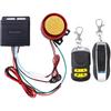 Motorcycle Alarm System Anti Theft Security System with Double Remote Control 12v Universal