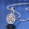 Tancise S925 Sterling Silber Moissanit Luxus Persönlichkeit Anhänger Halskette frauen Klassische Flut Halskette Halskette Party Geschenk