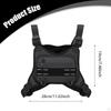Outdoor Chest Bag Rig Vest Pack Travel with Zipper Puller and Clips Utility Neoprene for