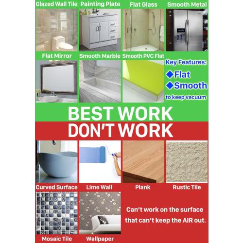 MaxHold Kitchen Tool Hooks, Towel Rack, Stainless Steel, Super Strong Suction Cups, 7 Movable Hooks, Bathroom & Kitchen Storagec