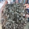 Huanjing Jewelry Smoky Quartz Beads: High-Transparency, Irregular, Semi-Finished Strands for DIY Bracelets and Accessories.