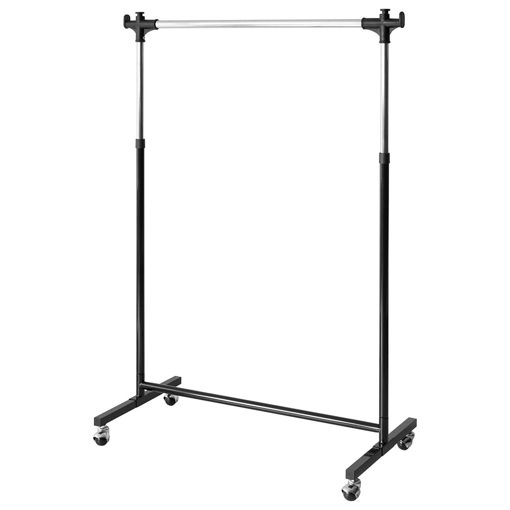Miyatake Seisakusho HSG Height 90cm Wide x 43cm Deep x Black Heavy-Duty Hanger, Adjustable, 100-160cm High, HSG-431M-BK,
