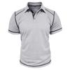 New Summer Men's Short-sleeved Polo Shirt Men's Colour Blocking Lapel Polo Shirt Men's Body Shirt