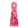 Kaslead New Women clothes Western Style Fashion Print Long Scarf Dress 8031364