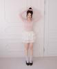 Aissie Volume Tiered Skirt (White)