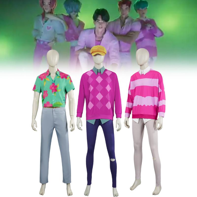 Hunters Demon Kpop Boy Band Cosplay Costume Halloween Party Stage Performance