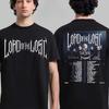 Lord Of The Lost Tovr Noir Tour Grafik T-Shirt Beidseitig Veranstaltungsorte Gothic Metal Streetwear Lässig Unisex