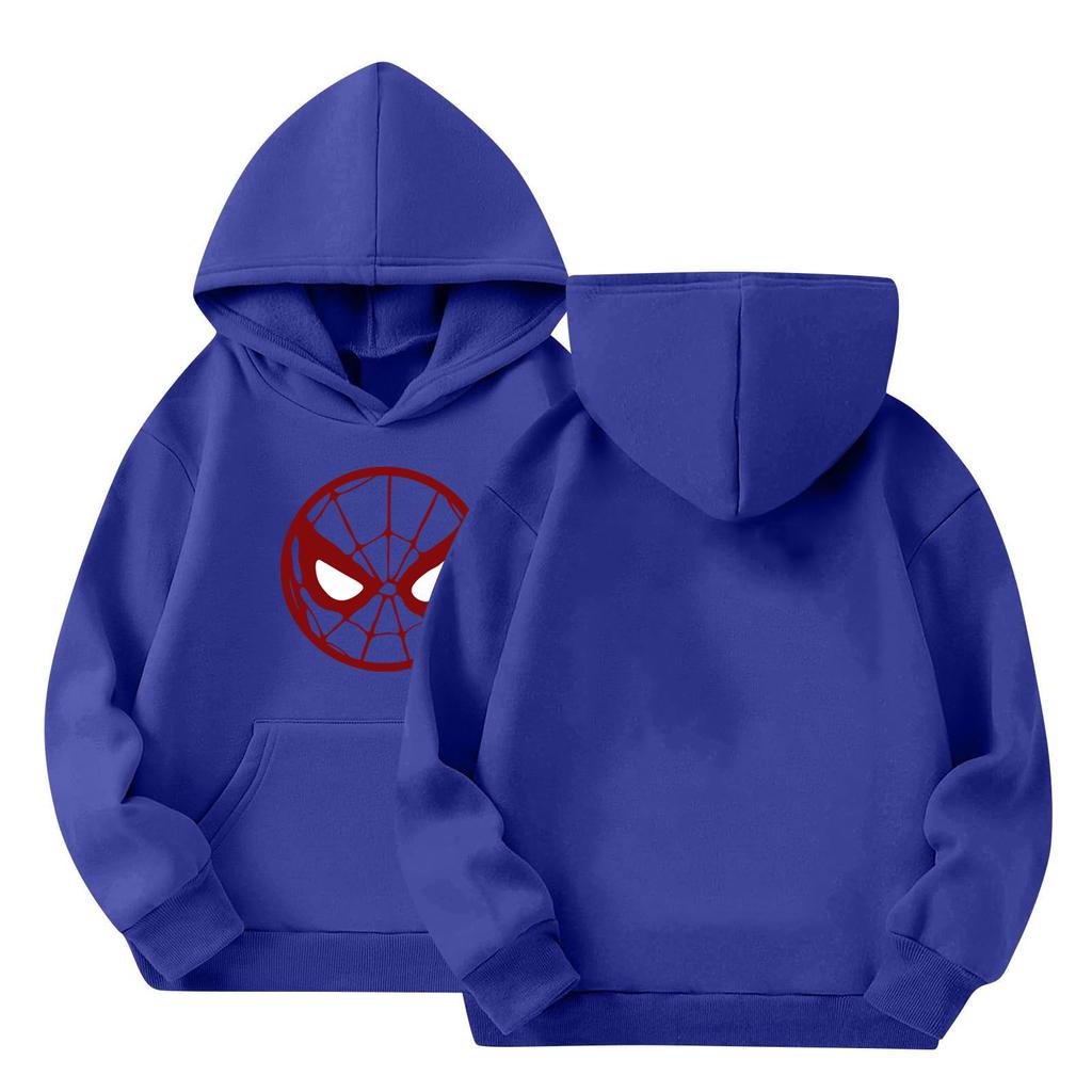 Kids Long Sleeve Loose Fit Pullover Sweatshirt with Letter Print