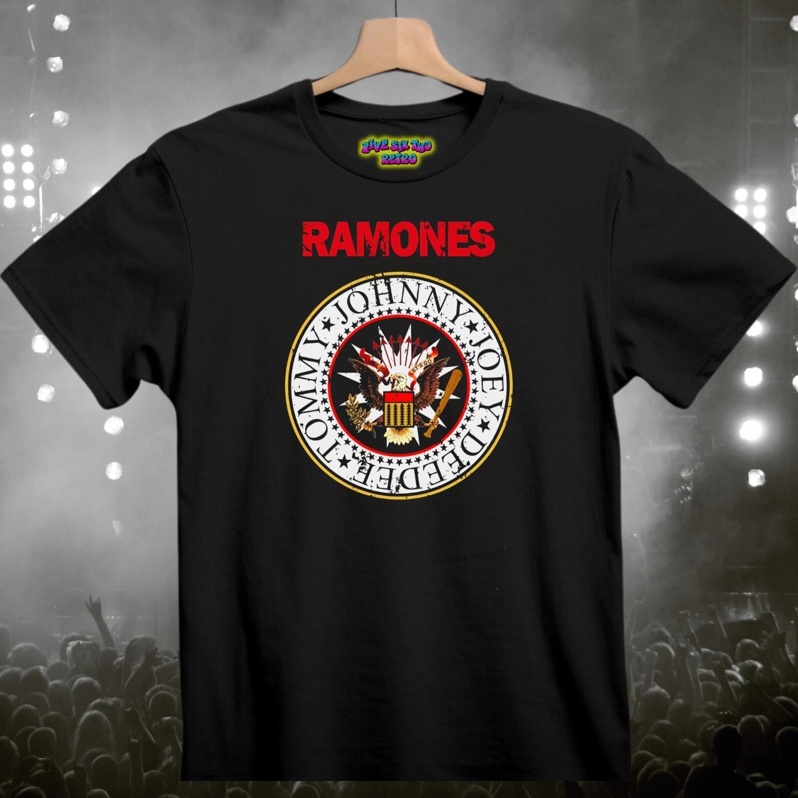 RAMONES Punk Rock T-Shirt Black S-3XL S