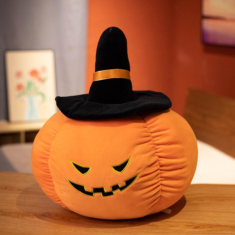 

Non-Toxic Halloween Creative Stuffed Pumpkin Pillow Cushion Doll Funny Pumpkin Plush Toy Doll Home Deocr 20Cm