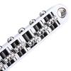 Musiclily Pro 10.4mm Pitch Roller Saddle Tune-O-Matic Bridge for LP, Epiphone, and Les Paul SG Electric Guitars, Chrome