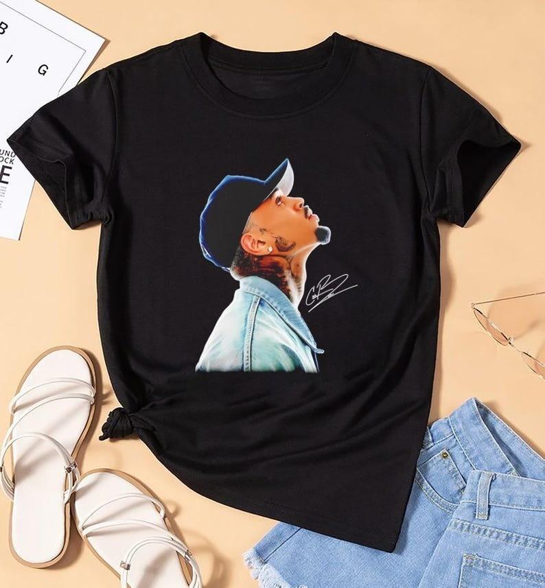 Chris Brown Signature Shirt Chris Brown World Tour 2025 Shirt Unisex T-Shirt XXXXL