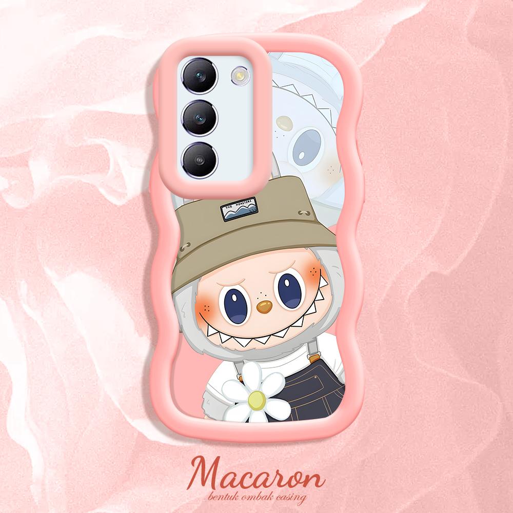 

Окрашенный узор Big Wave Edge Мягкий силиконовый материал Macaron чехол для телефона противоударный защитный резиновый чехол для OnePlus Vivo Motorola Moto Vivo Y22S