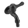 Wall Mount Water Faucet Black Faucet Easy Install Water Tap  Outdoor