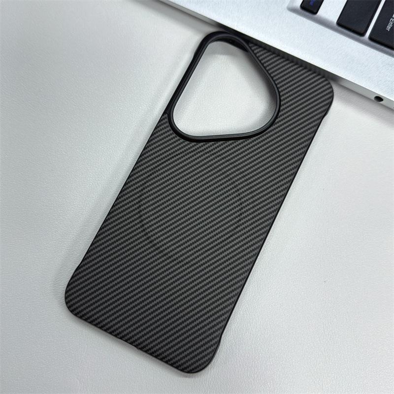 Applicable to Huawei Pura90Pro Carbon Fiber Pattern Sticker Frameless Mobile Phone Case Pura80 Magnetic Pura70 Set