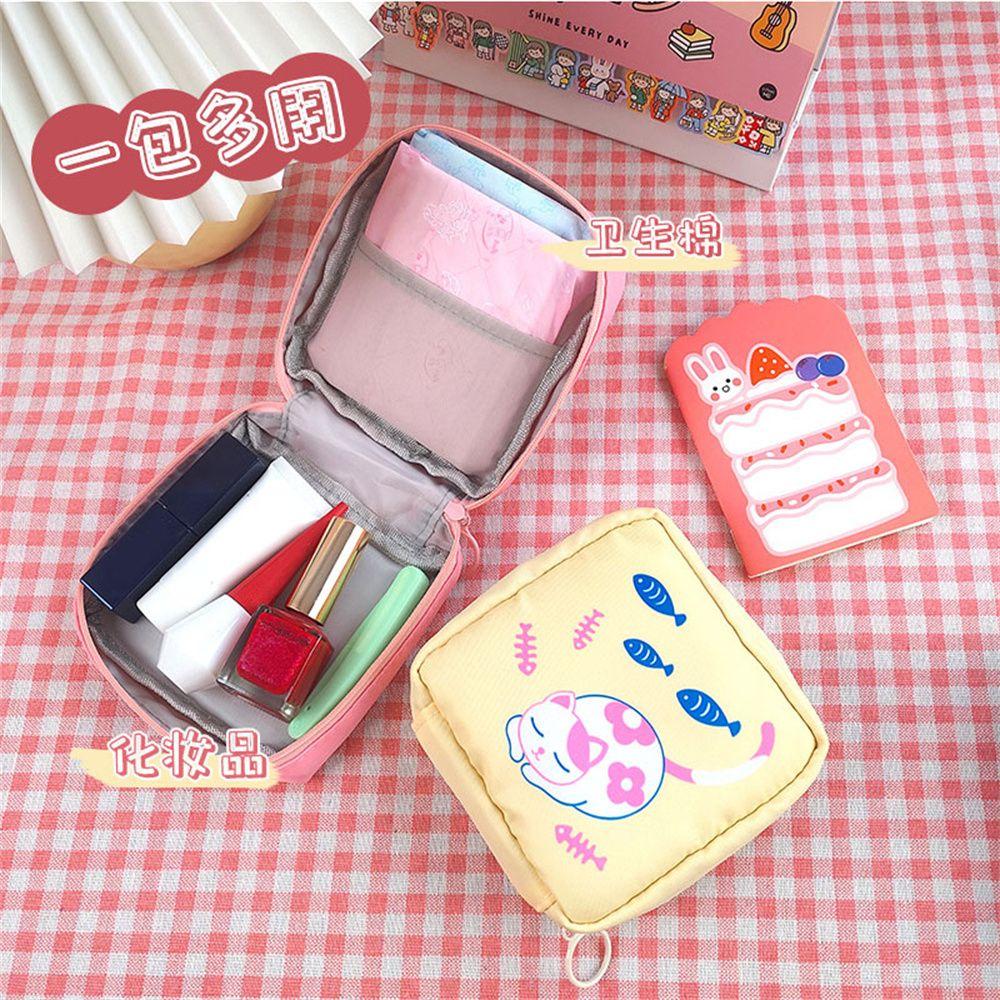 Lipstick Napkin Bag Sanitary Pad Pouches Women Sanitary Pad Pouch Cosmetic Tampon Storage Bag