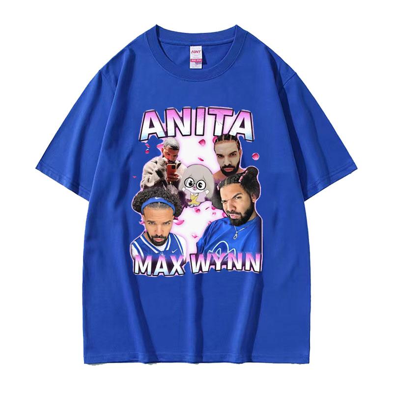 Anita Max Wynn Drake Funny Meme Graphic Tshirts Men Womens Vintage Hip Hop Style Tshirt 100 Cotton Short Sleeve T Shirt Tops