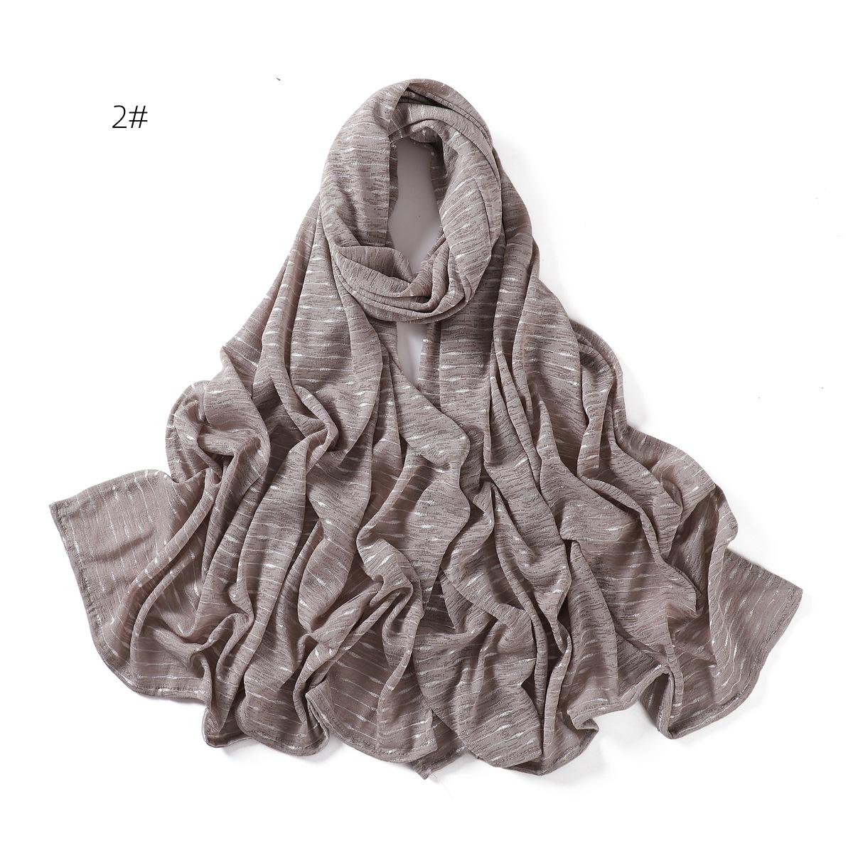 

Однотонные Полосатые Линии Хлопок Модал Джерси Хиджаб Шали Высокое Качество Мерцающая Накидка Пляж Лето Буфанда Рамадан Мусульманский Шаль 170*70См