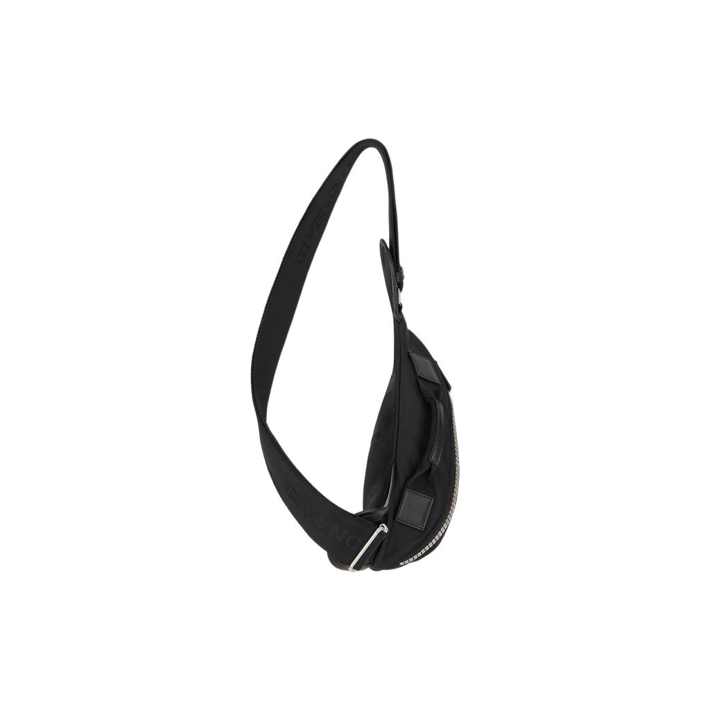 Givenchy G Zip Leather Sling Bag Small Men's Black BKU03NK1JE-001