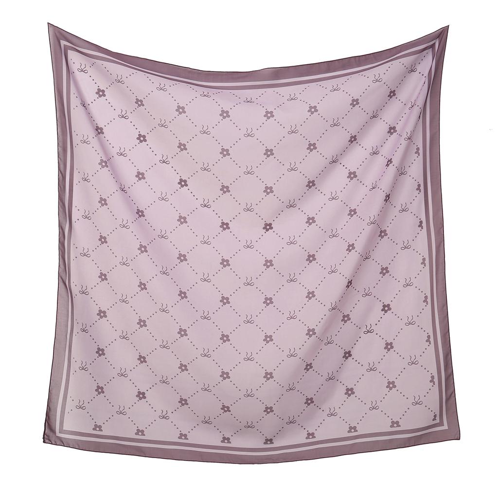 Neuer floral bedruckter 110 Quadratischer Schal Damen Muslimische Hijabs Schal Halstuch Halstuch Schals Kopftuch Bandanas Stirnband Stirnbänder