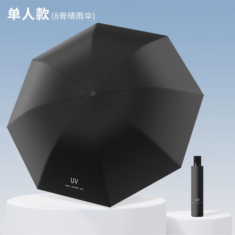 Large manual folding umbrella, men's enlarged thickened reinforced boys and women double weather and rain umbrella, wind resistance