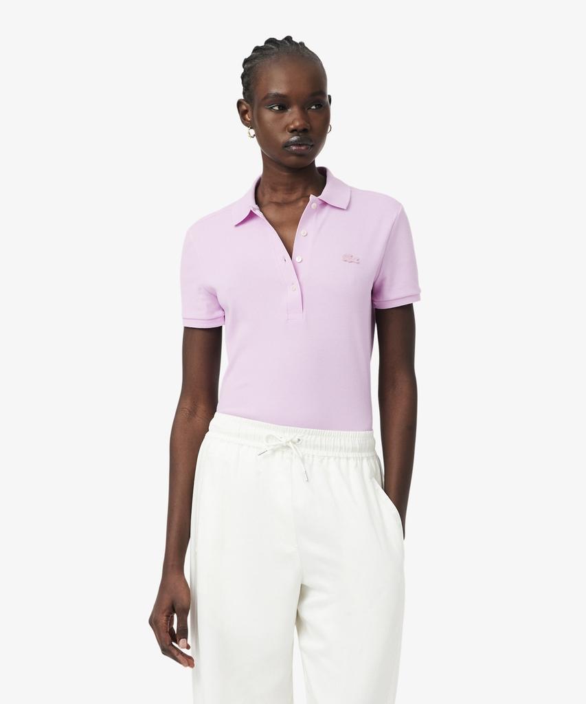 LACOSTE Women'S Slim Fit Mini Pique Polo Shirt Pf5462-56G Z4H