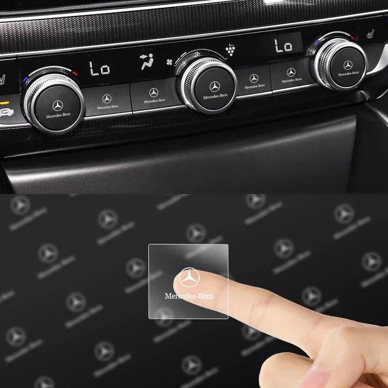 AABIH1 Car Interior Dekoration Stickers Badges Auto Styling For Mercedes Benz GLK GLA A B C E Class C180 S200 S300 W176 W246 W205 W213