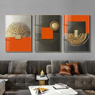 Modern Nordic Light Luxury Style Decorative Posters Abstract Gold Foil Art Canvas Painting for Home Living Room Wall Retro Photo