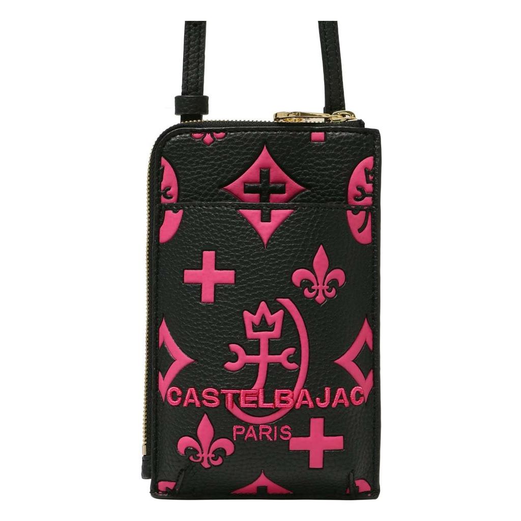 Smartphone Shoulder Bag Water Repellent Mini Shoulder 068134 Pink [Castelbajac] Women's [08]