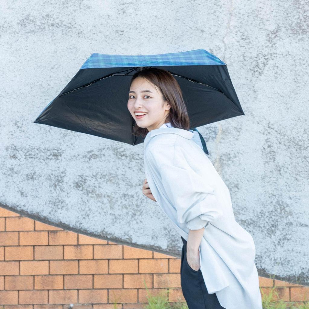 All Weather Check Folding For Both Sunny and Rainy Plaid Light Heat UV HUS All Weather Check HUS. Umbrella, Days, Parasol, Pattern, Simple,