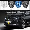 3D Metal Car Front Hood Badge Auto Grill Emblem Logo Grille Decal for Peugeot 508 y 4008 5008 3008 308 408 Car Styling Accessories
