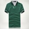Mens Fashion V Neck Short Sleeve Cotton Polyester Polo Shirt In Multiple Colors For Stylish Summer Wear