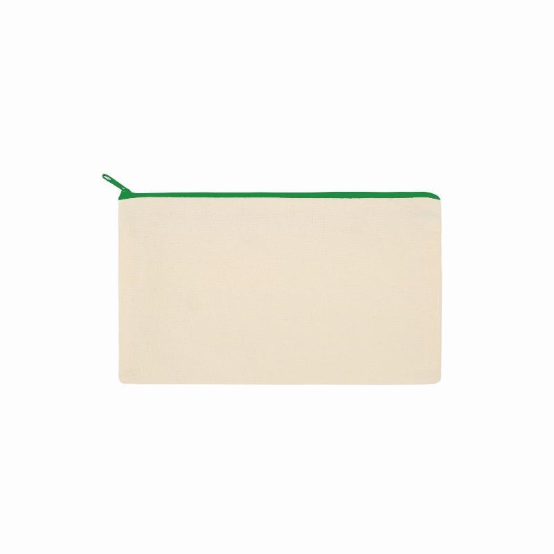 5Pcs Blank Canvas Zipper Pouch Bulk Makeup Bag Pencil Case For Cosmetic Diy Crafts Independence Day
