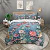 Three-Dimensional Flower 3D Digital Printing Bedding Three-Piece Quilt Cover Bedding Home Textile
