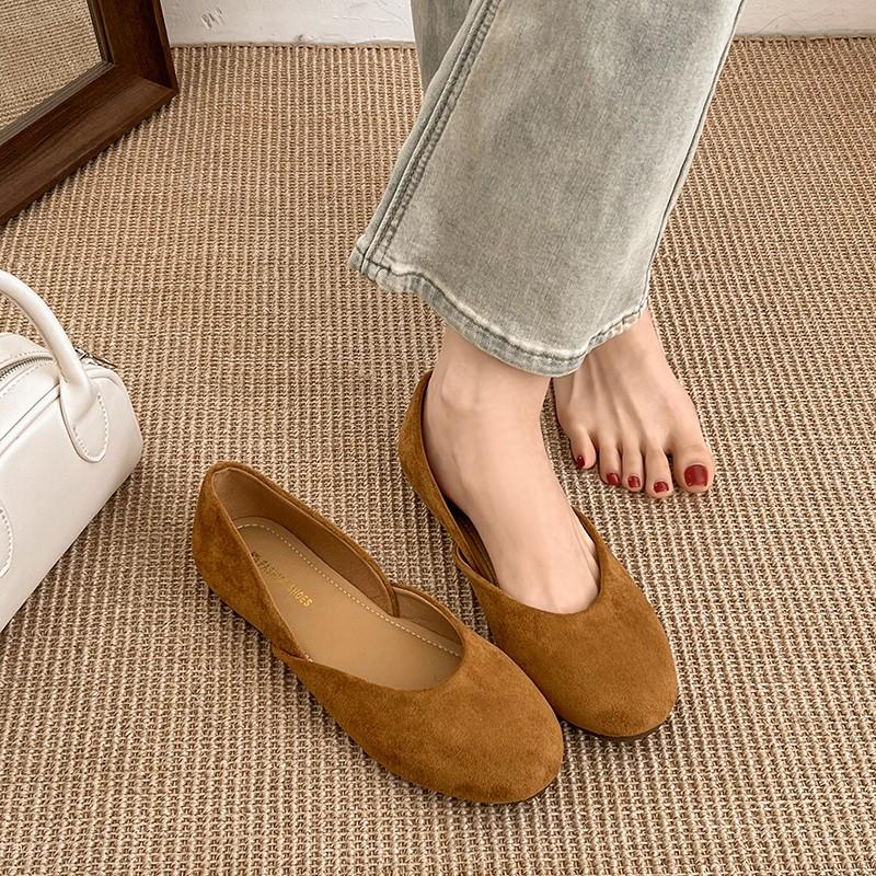 

Балетки Женские Лоферы Обувь Неглубокие Замшевые Уютные Мягкие Сандалии Лето 2025 Женские Повседневные Платье Спортивная Обувь Дизайнерские 40