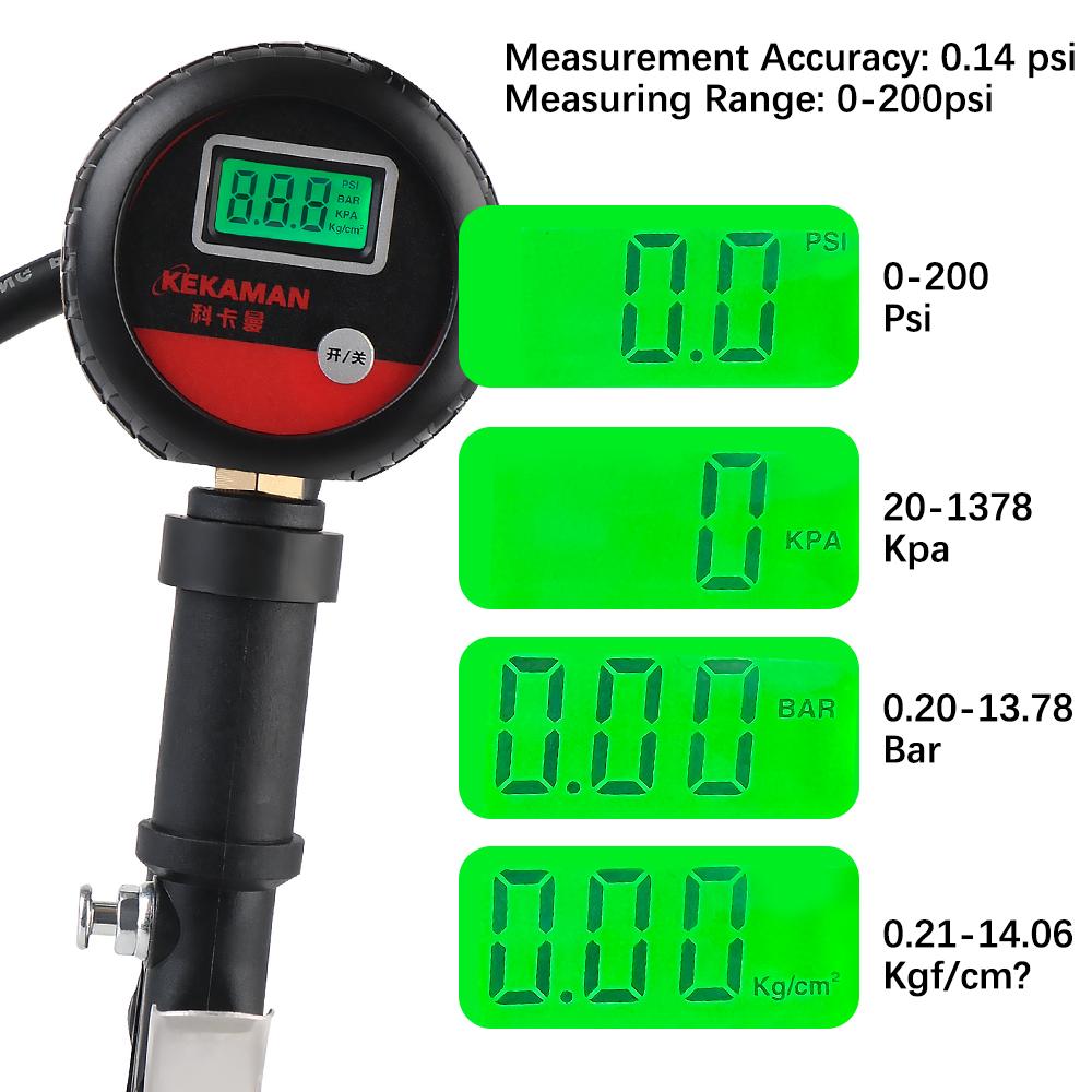 Digital Display Tire Pressure Gauge Auto Accessories High-precision Monitoring Inflation Universal Car Tire ManometroTire Pressure Monitoring Systems