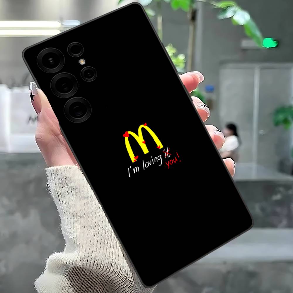 M Berühmtes LOGO M-McDonaldes Handyhülle Für Samsung S 24 Fe 25 Ultra Plus 20 Lite 21 30 22 23 24 22 Ultra 5G Fundas