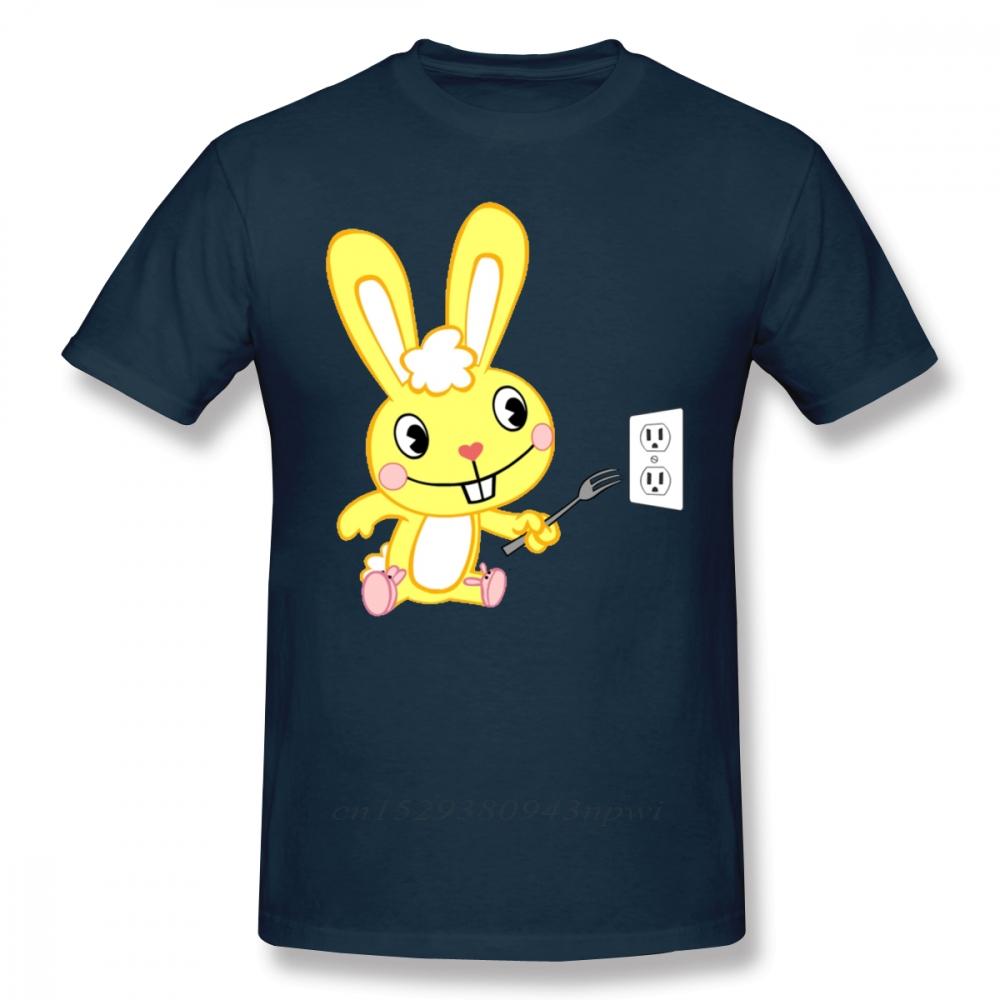 

Футболка Happy Tree Friends Футболка Happy Tree Friends Кідлз Мультяшний Принт Бавовняна Футболка з Коротким Рукавом Оверсайз Весела Футболка M