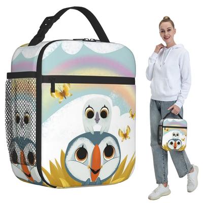 Puffin Rock And New Friends Insulated Lunch Bag for Women Office Cooler Thermal Food Box Tote Portable Lunch Boxes Container