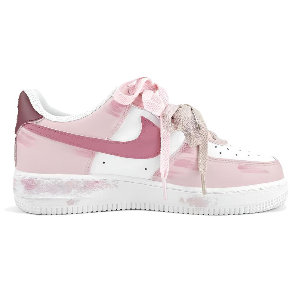 Nike Air Force 1 Air Force 1, Puppy Amusement Park Low Top Skateboard Shoes Unisex Rose Pink CW2288-111(Team405-)