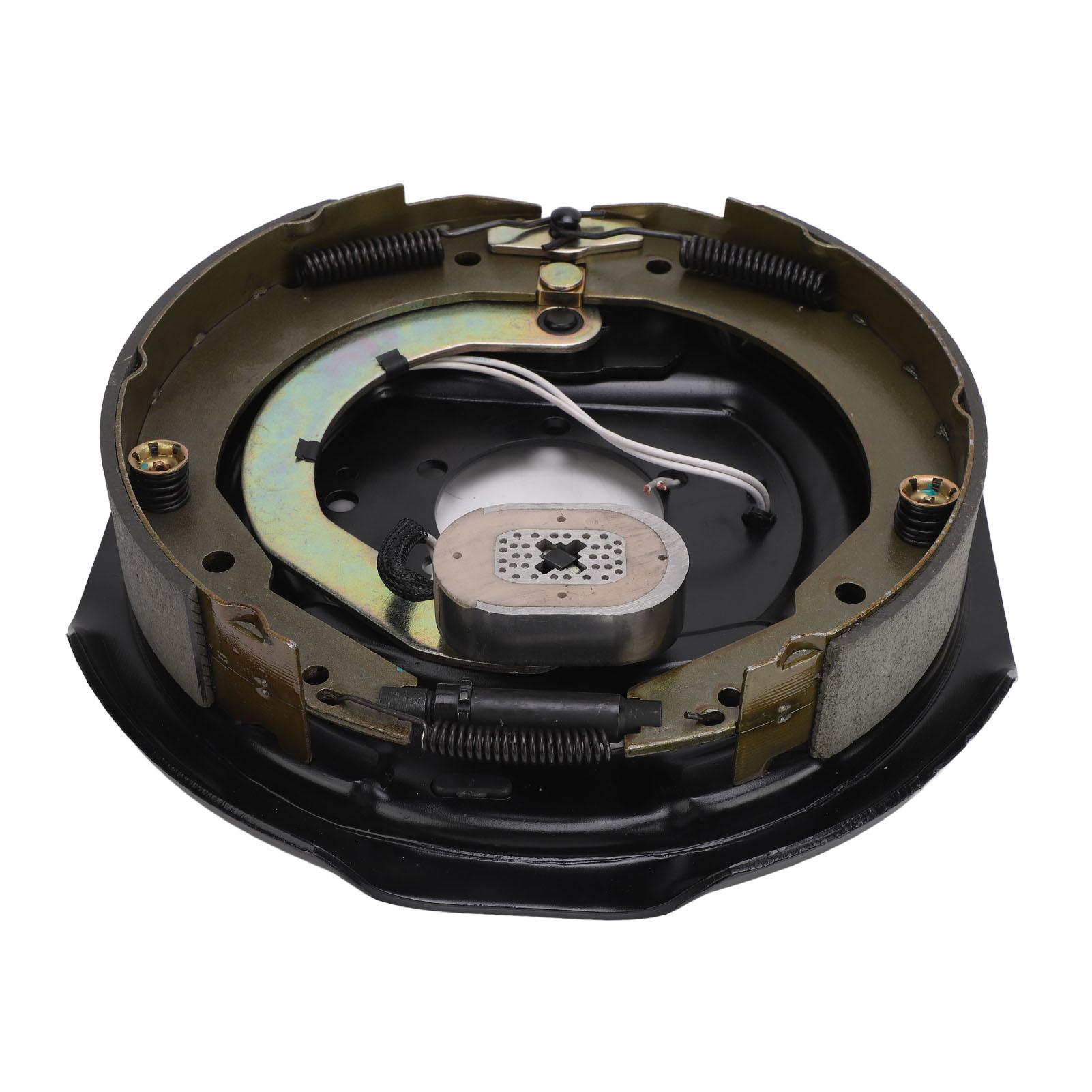 

12-дюймовый электрический тормозной узел для прицепа с 5 отверстиями для крепления опорных пластин для 5200 фунтов, 6000 фунтов, 7000 фунтов