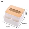 Tissue Box Simple Wooden Cover Desktop Home Tissue Box Paper Storage Drawer Box Home Car Remote Control Storage Boxes