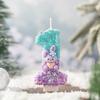 Creative Cute Cartoon Purple Bunny Digital Birthday Candle Children's Party Atmosphere Cake Decoration