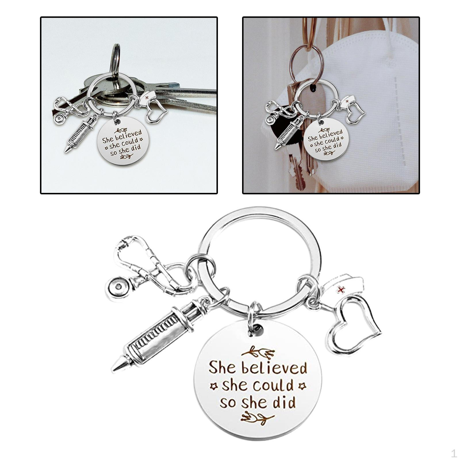 Брелок для медсестры, подарки для женщин, подарки на день рождения, благодарственная вечеринка, вдохновляющие сувениры