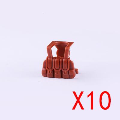 Building Blocks Soldier Figures Equipments Accessories Gifts Toys MOC USA Army Bulletproof Armored Vest Mini Bricks Toy DIY R28