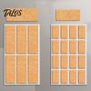 Multi Piece Cork Label Set Self-Adhesive Labels, Waterproof Stickers with Retro Wood Texture, Spice Jar Labels Removable Writable Tags for Jars
