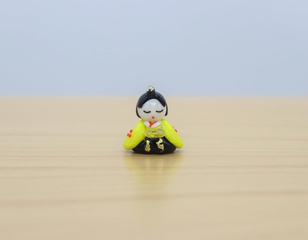 Glass Square Cute Glass Hina Doll Sewing Shoes Small